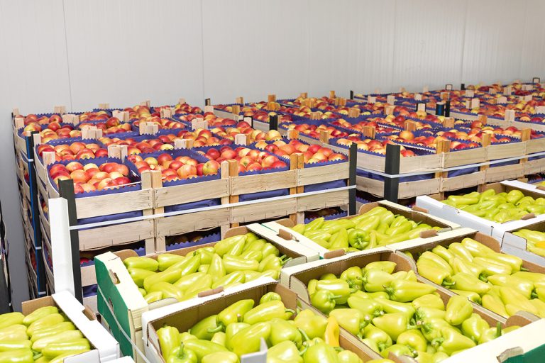 Apples and peppers crates. (Adobe Stock │ #308601356 - markobe)