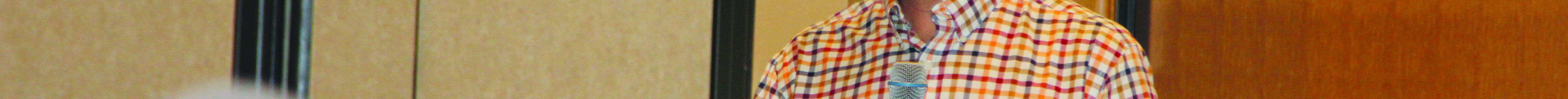 Chad Godsey listens to a question. (Journal photo by Dave Bergmeier.)