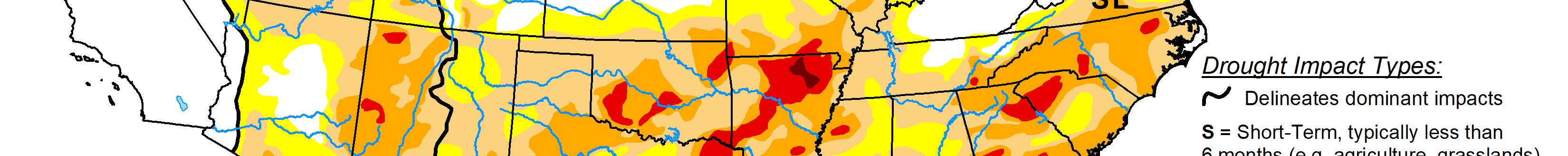 The U.S. Drought Monitor is jointly produced by the National Drought Mitigation Center at the University of Nebraska-Lincoln, the U.S. Department of Agriculture and the National Oceanic Atmospheric Administration. (Map courtesy of NDMC.)