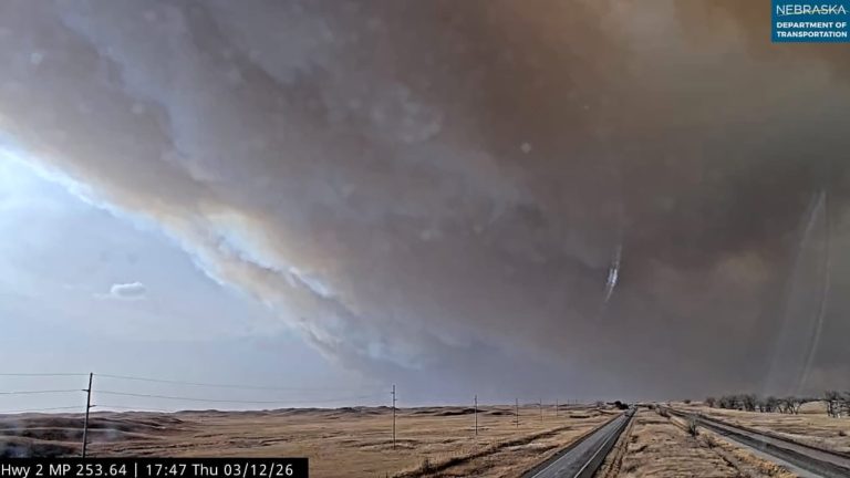 Gov. Pillen declared an emergency and mobilized the National Guard as wildfires burn in Nebraska. (Courtesy photo.)
