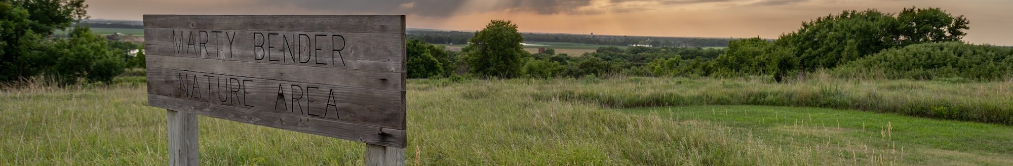 Marty Bender Nature Area. (Courtesy photo.)