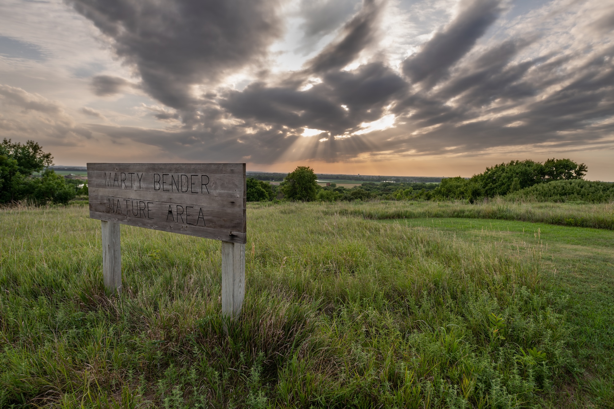 Marty Bender Nature Area. (Courtesy photo.)