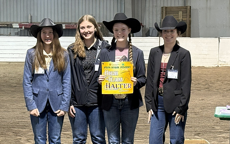The top senior team overall represented Andrew County. (Missouri 4H)