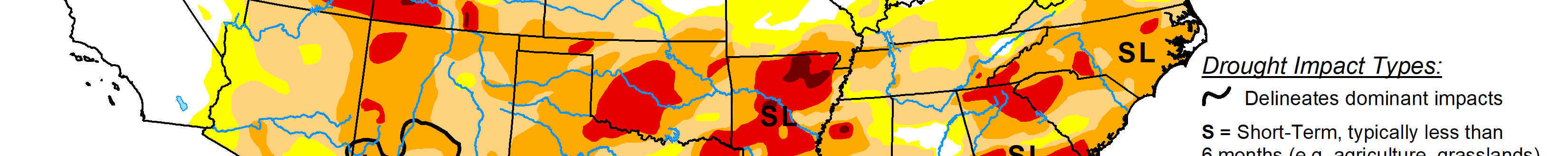 The U.S. Drought Monitor is jointly produced by the National Drought Mitigation Center at the University of Nebraska-Lincoln, the U.S. Department of Agriculture and the National Oceanic Atmospheric Administration. (Map courtesy of NDMC.)