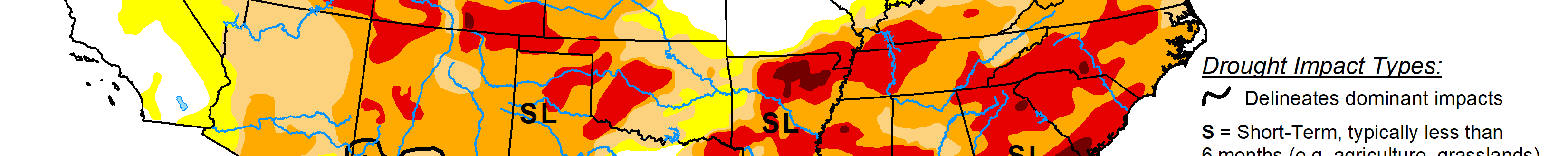 The U.S. Drought Monitor is jointly produced by the National Drought Mitigation Center at the University of Nebraska-Lincoln, the U.S. Department of Agriculture and the National Oceanic Atmospheric Administration. (Map courtesy of NDMC.)