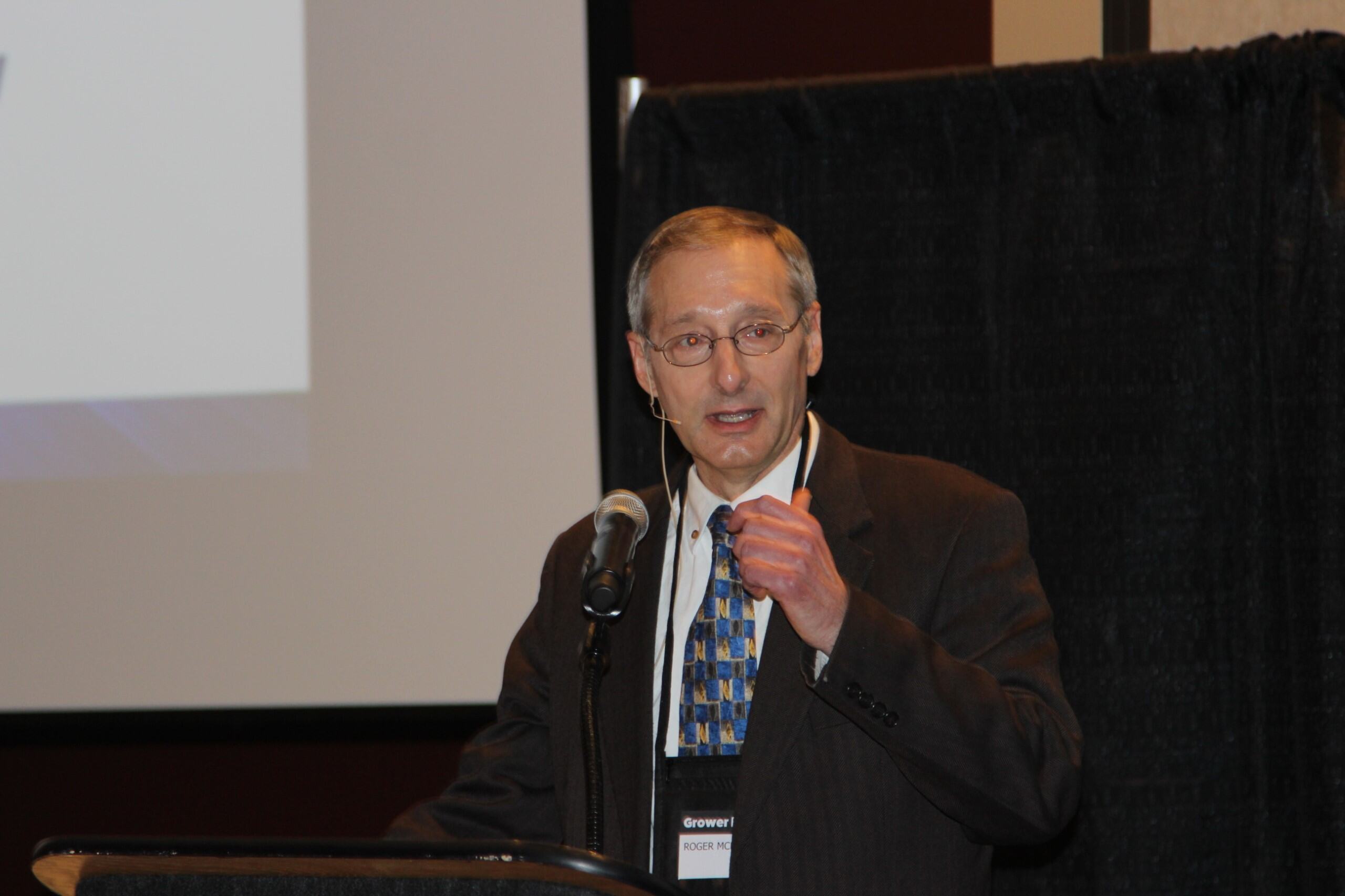 Roger McEowen (Journal photo by Dave Bergmeier.)