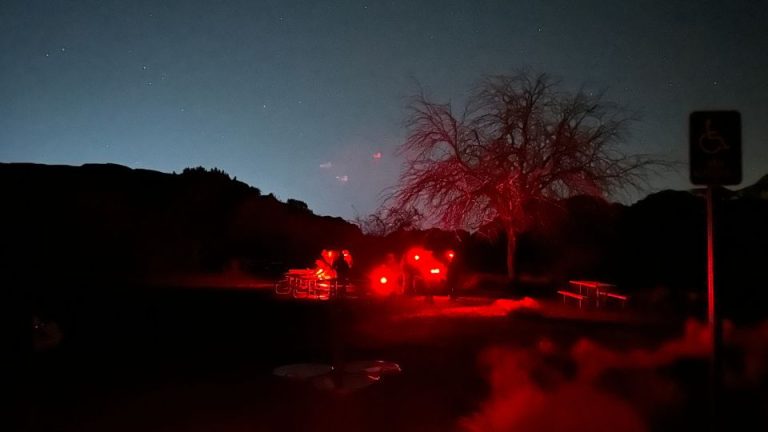 Under the stars at Snow Canyon State Park, Utah's newest Dark Sky certified location. (Utah State University Extension)