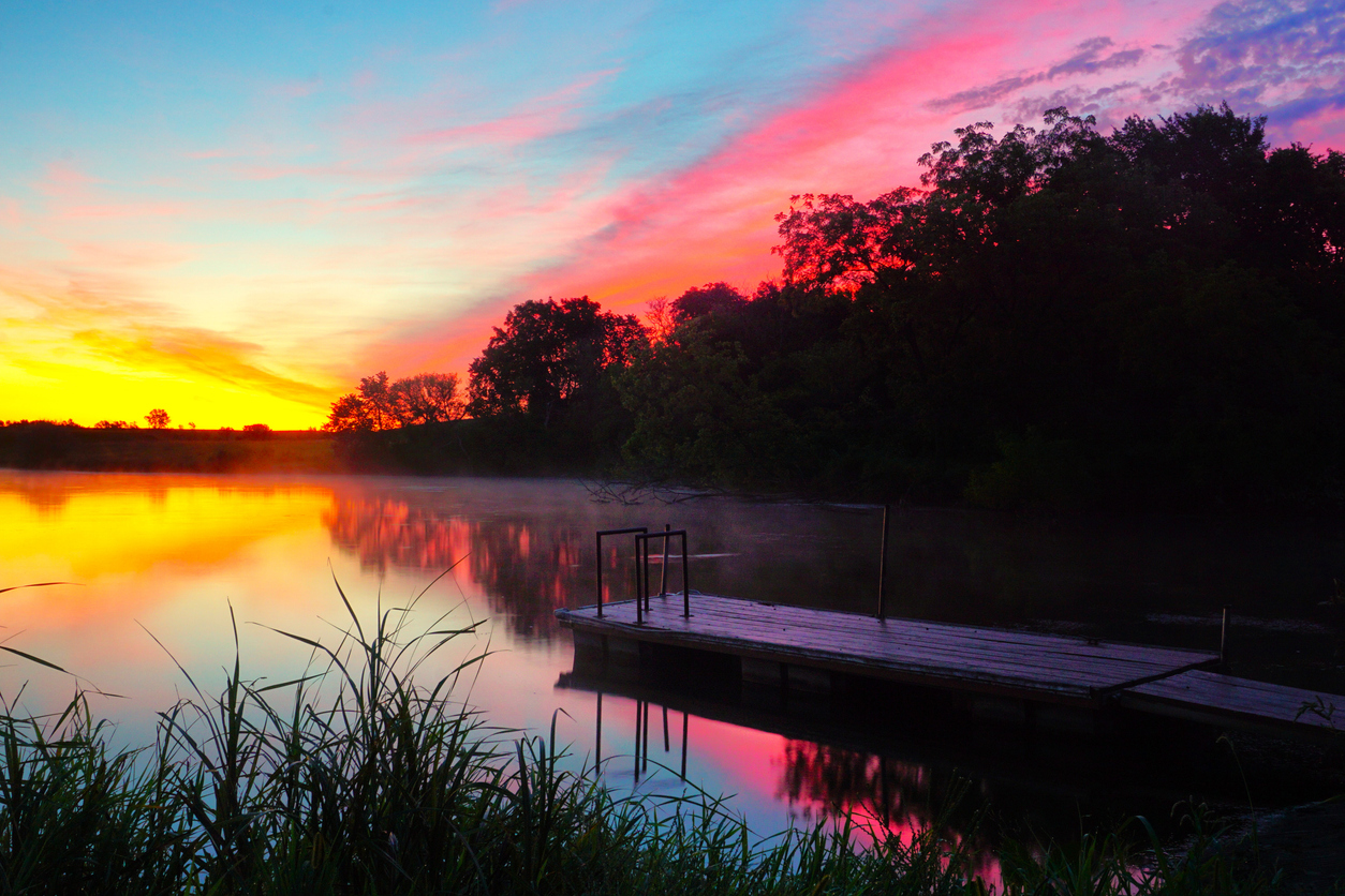 Buckskin Lake Wildlife Management Area Nebraska. (iStock-#2153127919 │ David Radzieta)