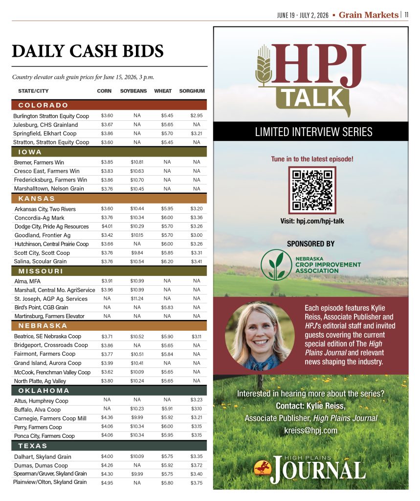 Cash Bids - High Plains Journal