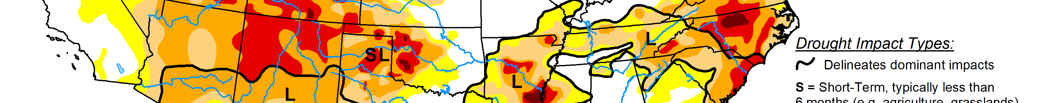 The U.S. Drought Monitor is jointly produced by the National Drought Mitigation Center at the University of Nebraska-Lincoln, the U.S. Department of Agriculture and the National Oceanic Atmospheric Administration. (Map courtesy of NDMC.)