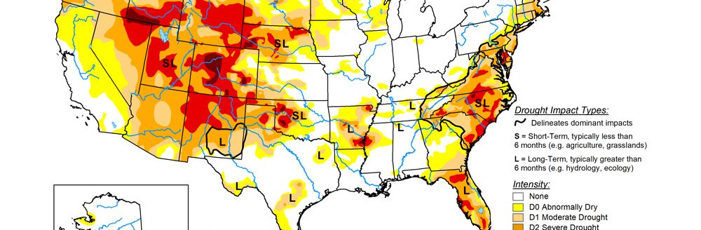 The U.S. Drought Monitor is jointly produced by the National Drought Mitigation Center at the University of Nebraska-Lincoln, the U.S. Department of Agriculture and the National Oceanic Atmospheric Administration. (Map courtesy of NDMC.)