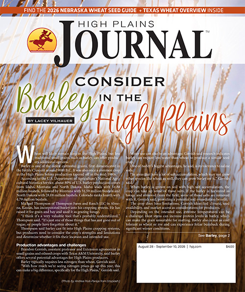 High Plains Journal cover │August 28 - September 10, 2026 Edition
