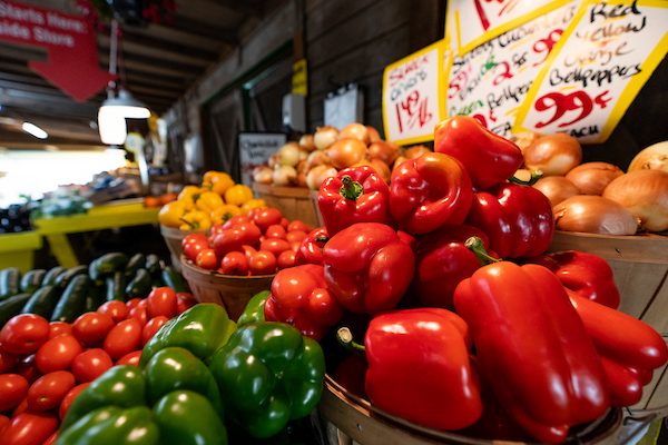 Grocery stores and farmers’ markets often run weekly deals on seasonal produce. (Laura McKenzie/Texas A&M AgriLife)