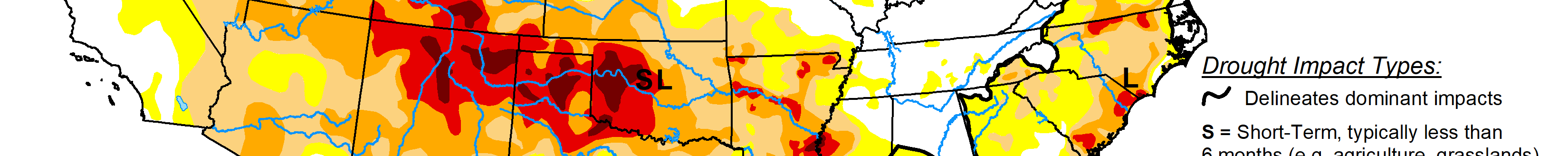 The U.S. Drought Monitor is jointly produced by the National Drought Mitigation Center at the University of Nebraska-Lincoln, the U.S. Department of Agriculture and the National Oceanic Atmospheric Administration. (Map courtesy of NDMC.)