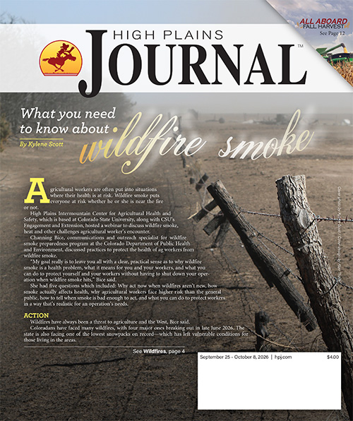 High Plains Journal cover │September 25 - October 8, 2026 Edition