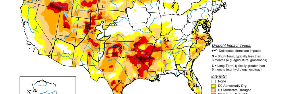 The U.S. Drought Monitor is jointly produced by the National Drought Mitigation Center at the University of Nebraska-Lincoln, the U.S. Department of Agriculture and the National Oceanic Atmospheric Administration. (Map courtesy of NDMC.)