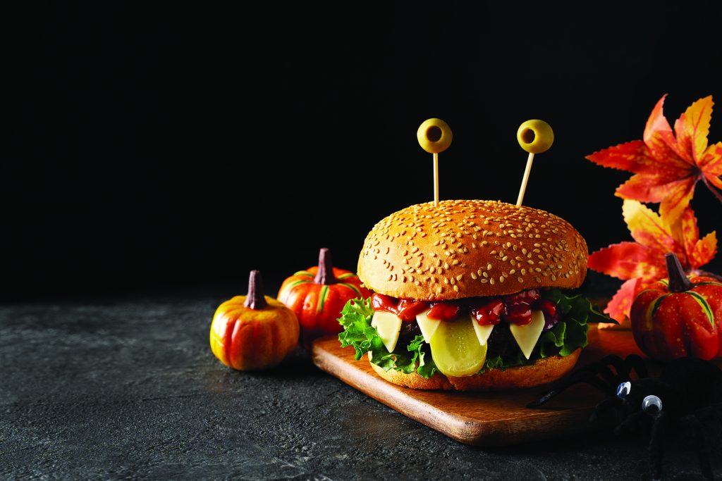 Halloween monster burgers that just might bite back