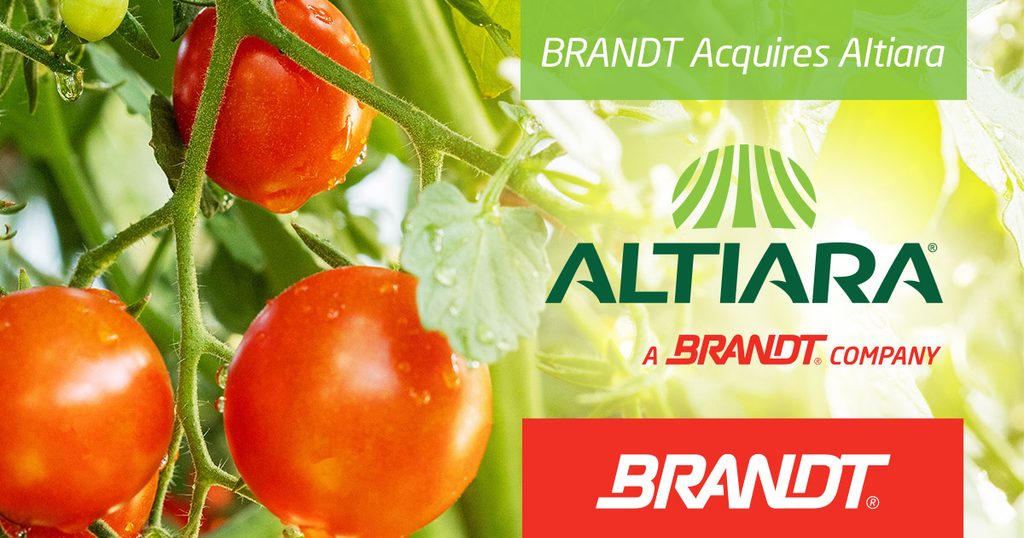 BRANDT acquires Altiara to expand agricultural operations in Latin America.